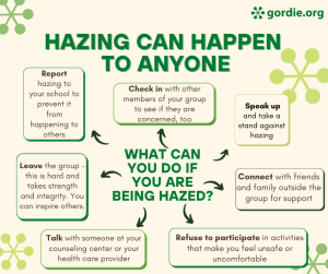 Hazing Can Happen to Anyone Facebook Campaign